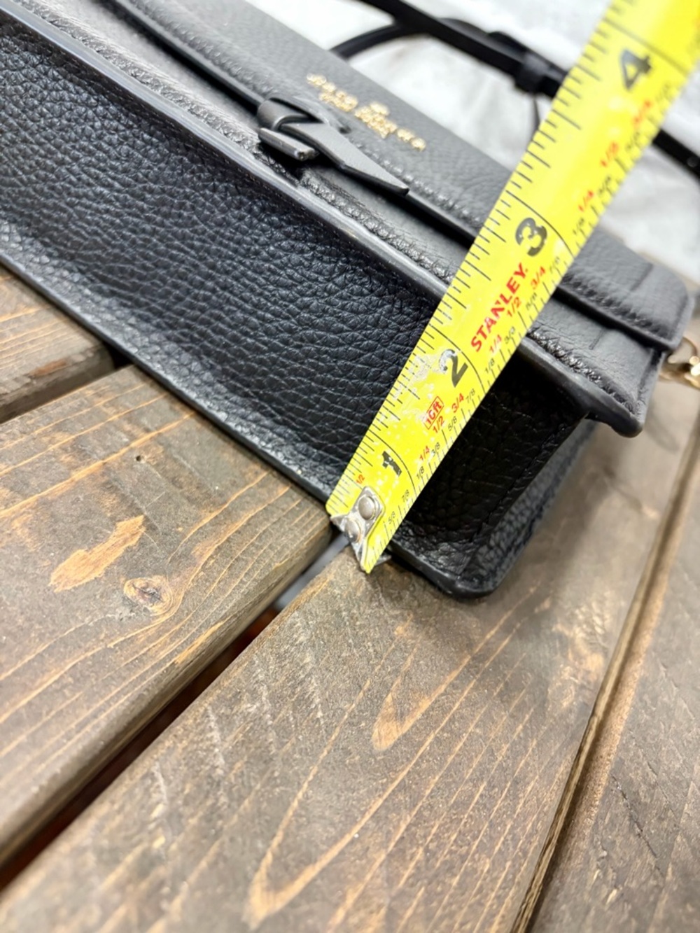 kate spade Black Pebbled Leather Knot Mini Crossbody Bag - Picture 5 of 8